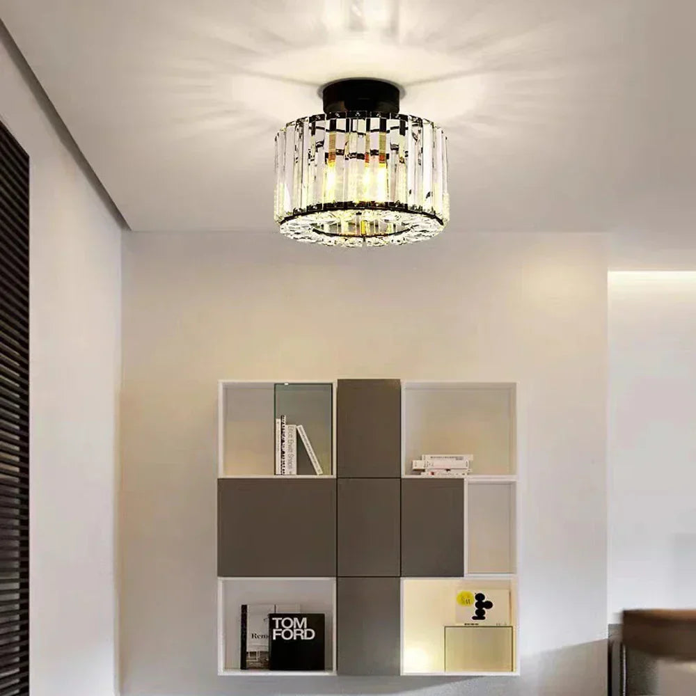 Skanto | GlimmerLux – Blændende Taklampe med Glitrende Krystaller