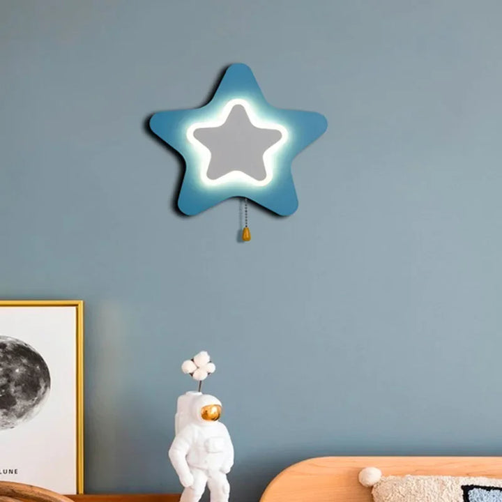 Skanto | Myk LED Vegglampe i Form av en Stjerne for Småbarn