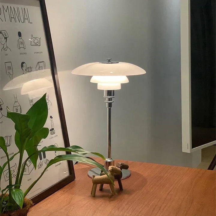 Nordic Glass Table Lamp – Minimalist LED Lys for Hjem | Skanto