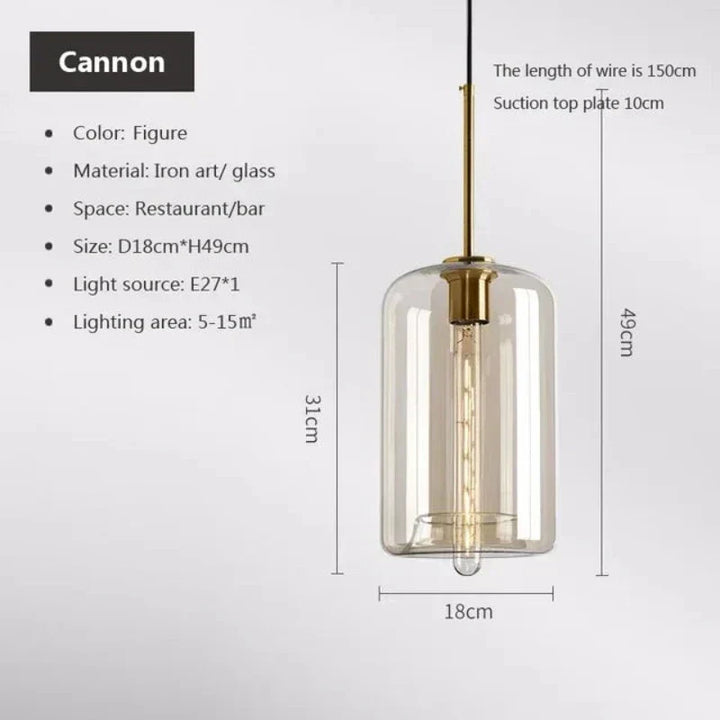 NordicGlas - Moderne Skandinavisk Glass Pendellampe for Spisestue og Stue | Skanto