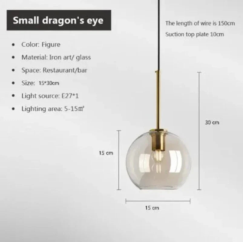 NordicGlas - Moderne Skandinavisk Glass Pendellampe for Spisestue og Stue | Skanto