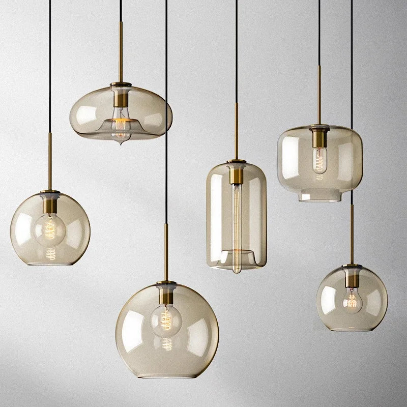 Skanto | NordicGlas - Moderne skandinavisk glasspendellampe for spisestue og stue