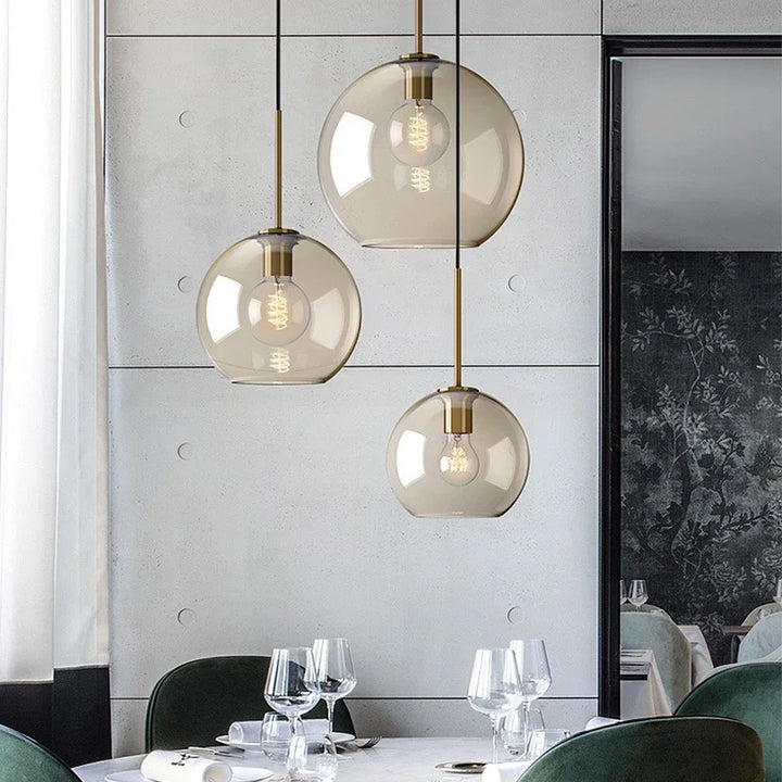 Skanto | NordicGlas - Moderne skandinavisk glasspendellampe for spisestue og stue