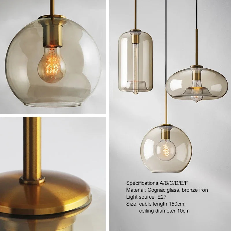 NordicGlas - Moderne Skandinavisk Glass Pendellampe for Spisestue og Stue | Skanto