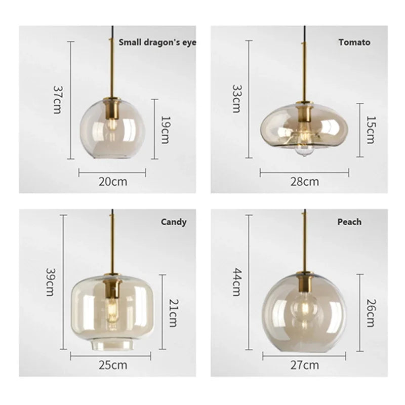 NordicGlas - Moderne Skandinavisk Glass Pendellampe for Spisestue og Stue | Skanto