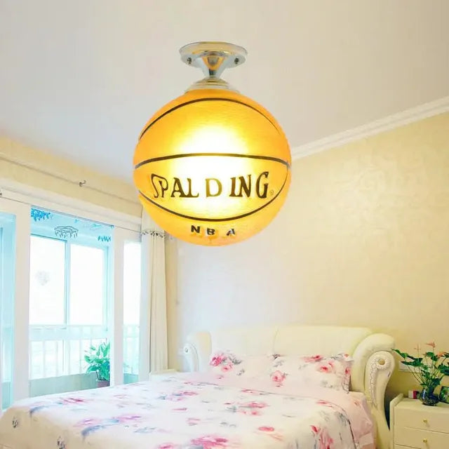 Skanto | LED taklampe med kule-design - barneromslampe med glasskule
