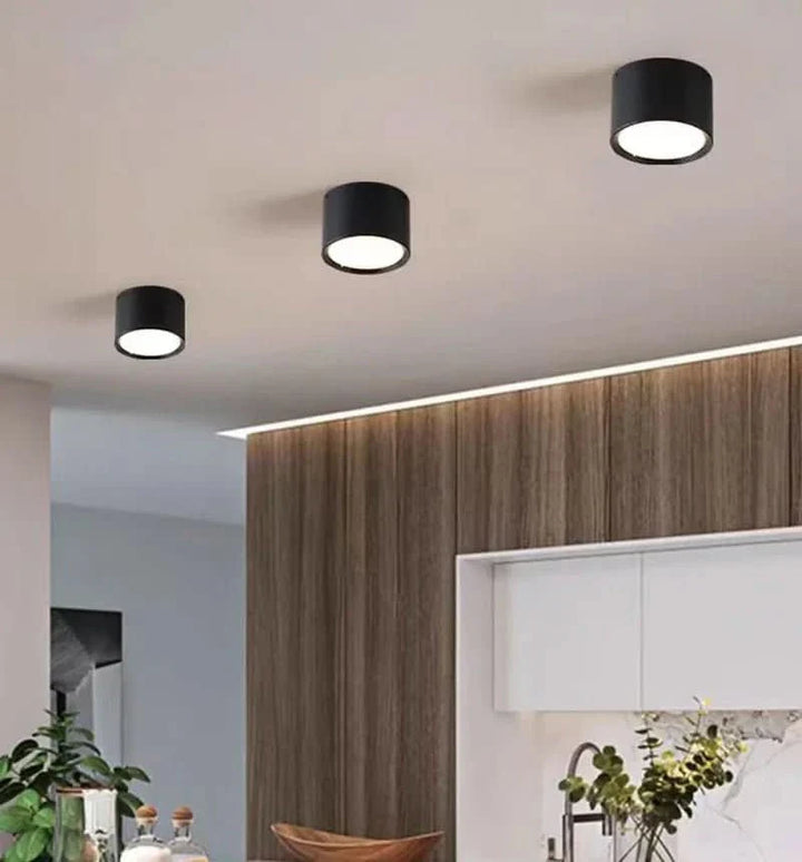 Skanto | Moderne LED Taklampe i Svart og Hvit