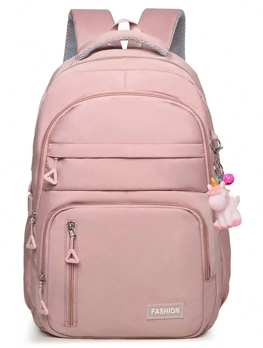 Skanto | Vanntett Rosa Jente Ryggsekk med Laptoprom – Stilfull og Praktisk Skoleveske