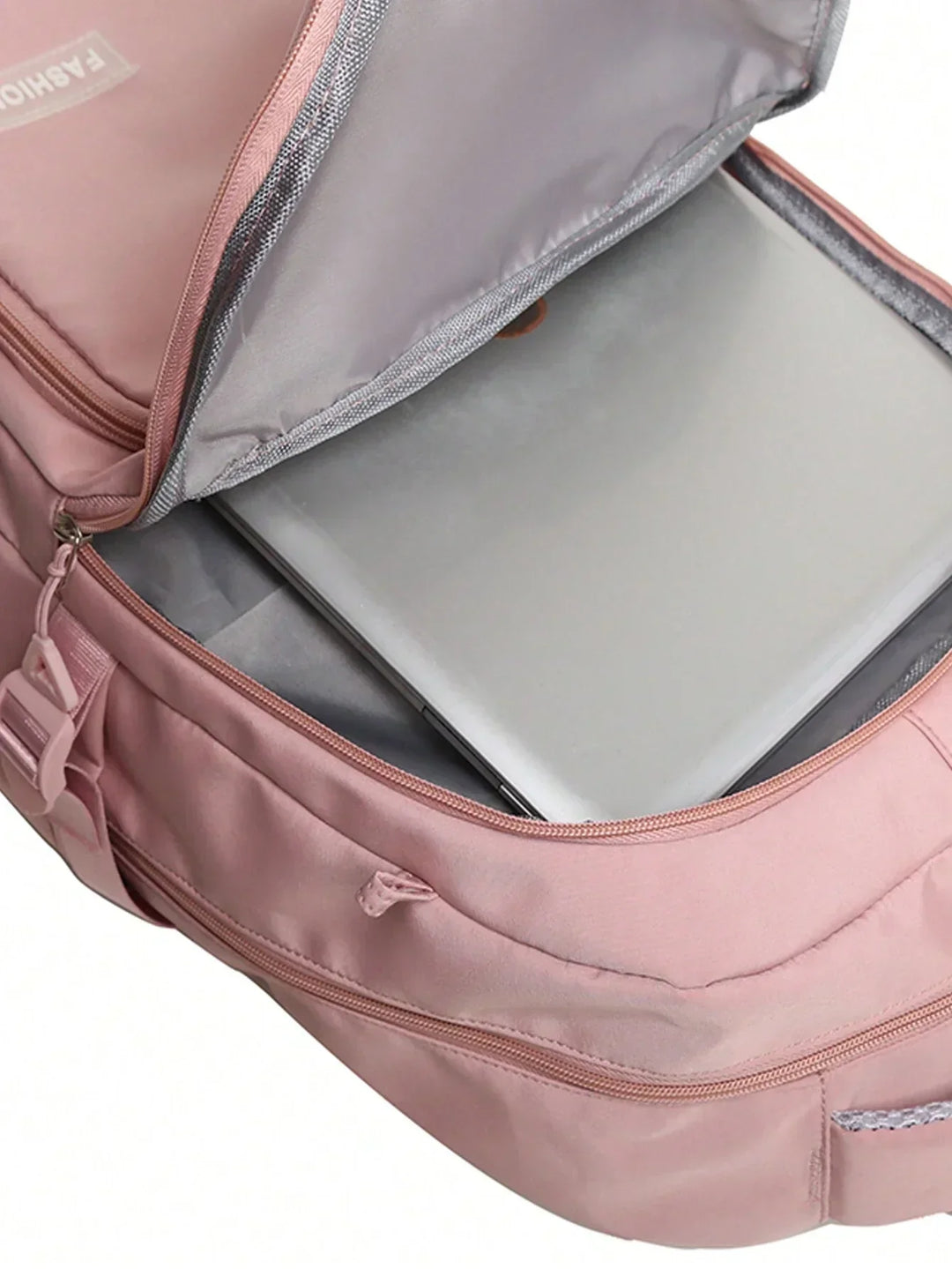 Skanto | Vanntett Rosa Jente Ryggsekk med Laptoprom – Stilfull og Praktisk Skoleveske