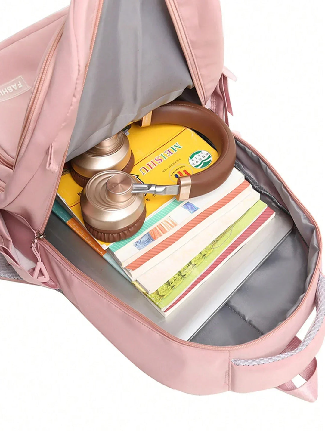 Skanto | Vanntett Rosa Jente Ryggsekk med Laptoprom – Stilfull og Praktisk Skoleveske