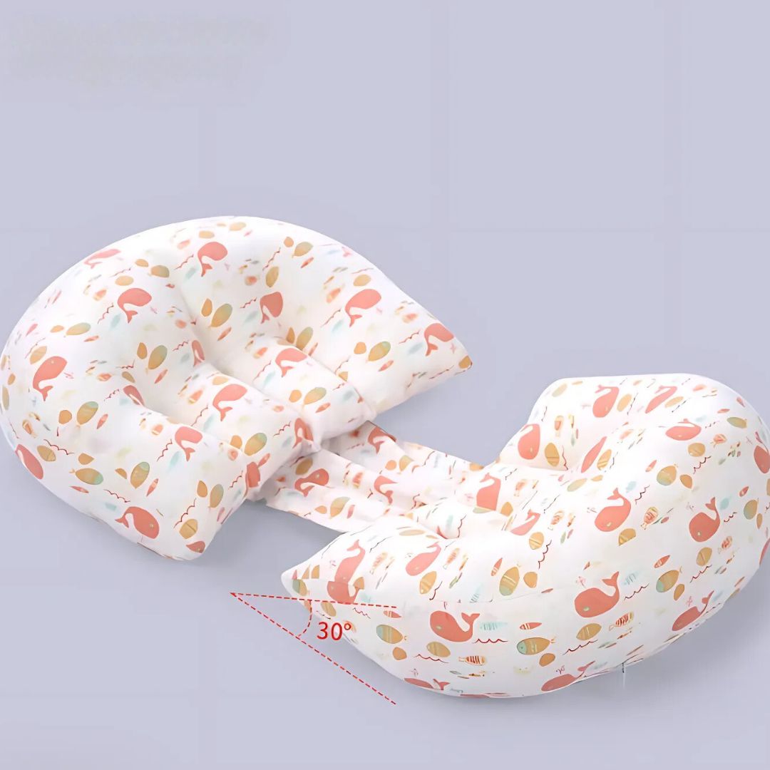MomEase Comfort Best Graviditetpute | Pute for Gravide - Sove på siden og Postpartum Gjenoppretting - Graviditetssovepute Skanto