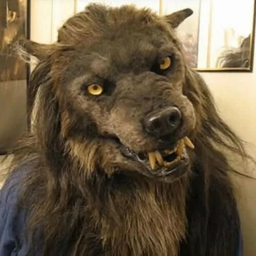 Skanto | Realistisk Ulvemask for Halloween & Cosplay