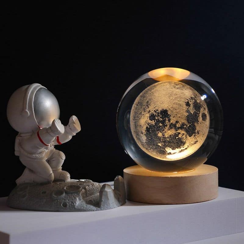 Skanto | SolarSphere – Krystall Solsystem med LED-belysning | Utdannings- og dekorasjonsgave