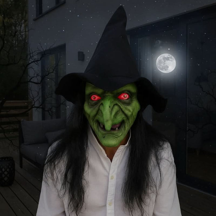Skanto | Halloween Lateksmaske | Realistisk og Elastisk | Voksen