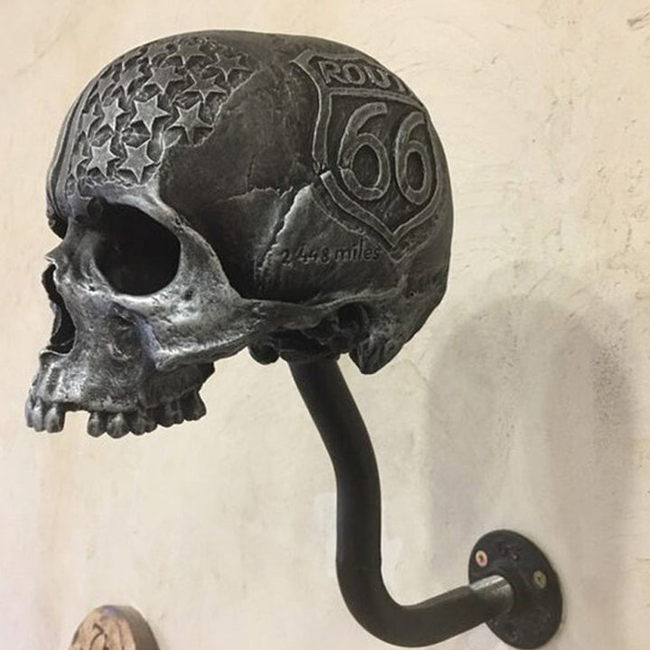 Skull motorsykkelhjelm holder | Skanto
