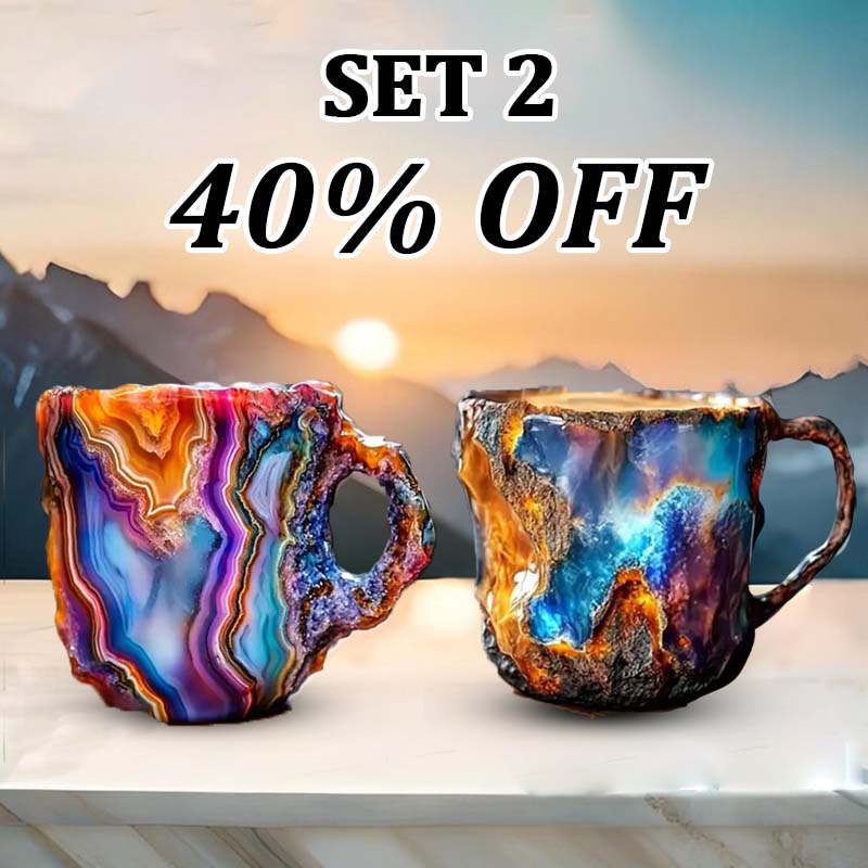 Skanto | CrystalBrew Kaffe Kopper | Elegante mineral krystall kopper for en unik kaffeopplevelse