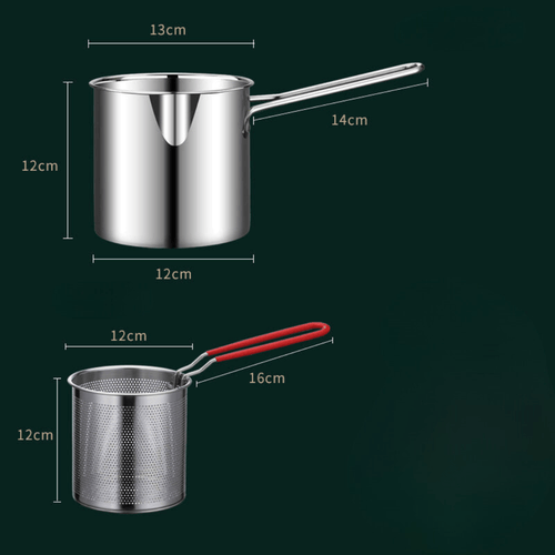 Skanto | Røykfritt Stål Fritøser for Lavfettsteking & Allsidig Matlaging