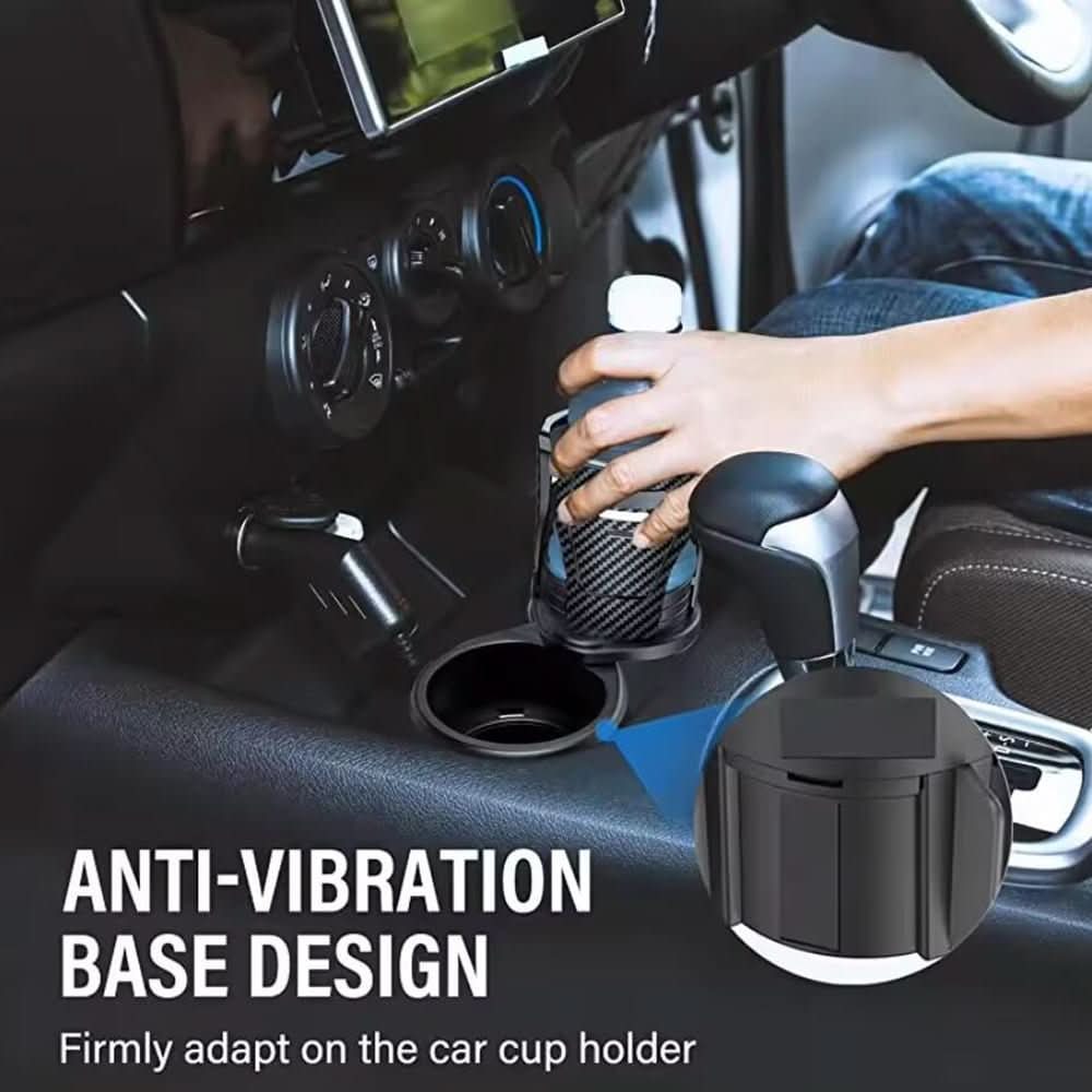 Skanto | 360° svingbart bilkoppholder for doble drikker