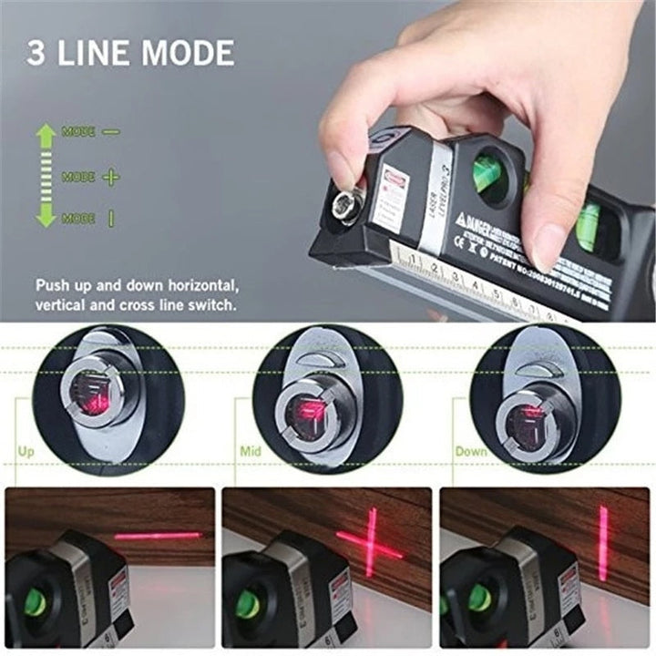 PrecisionPro 4-i-1 Laser Nivå og Målebånd | Skanto