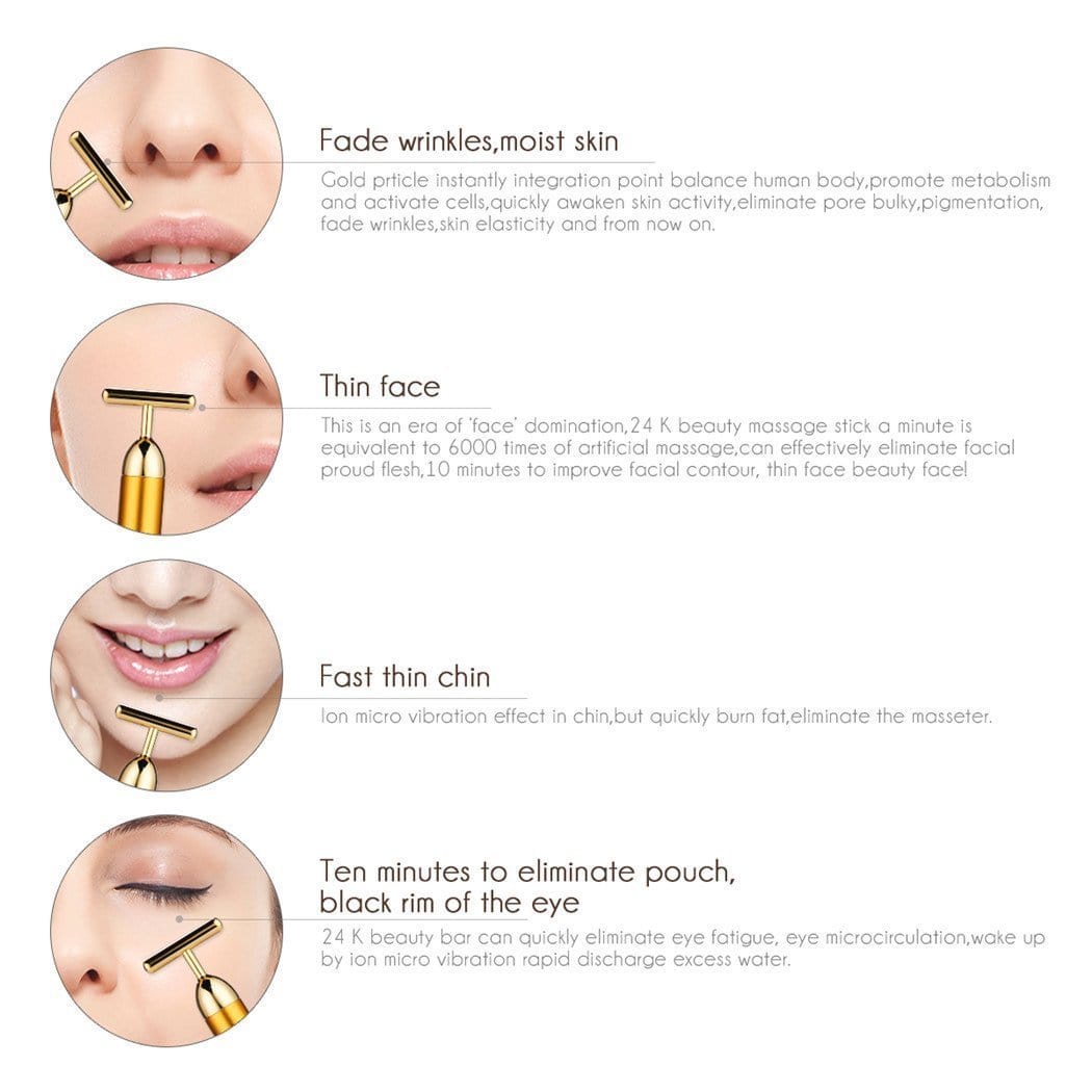 Facial T-Bar Gull Massager | Skanto