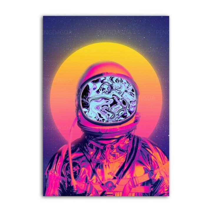 Vaporwave Astronaut – Lerretsbilder