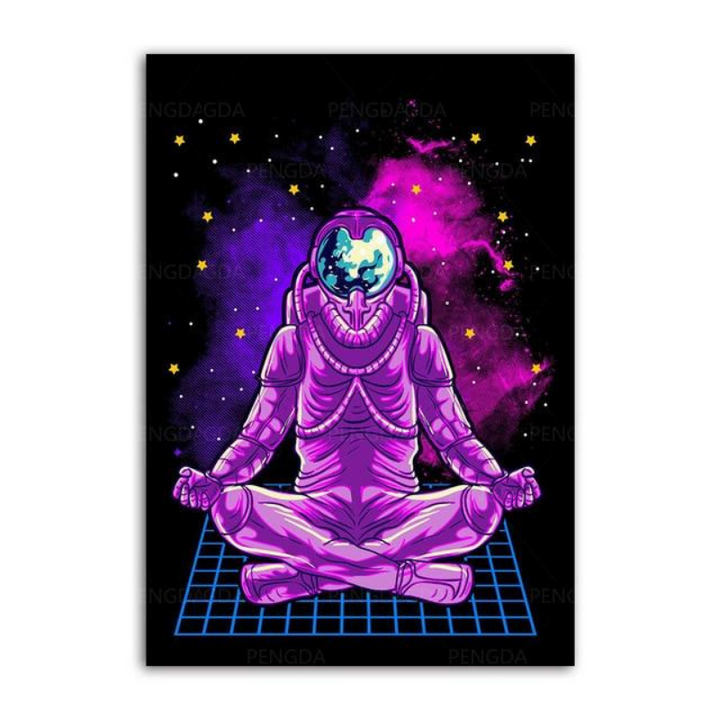 Vaporwave Astronaut – Lerretsbilder