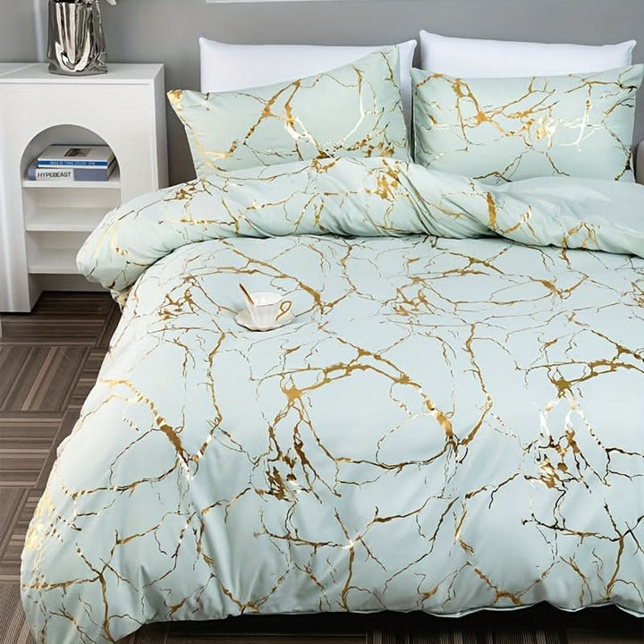 Luksus, vekt Bettwäscheset med elegant design