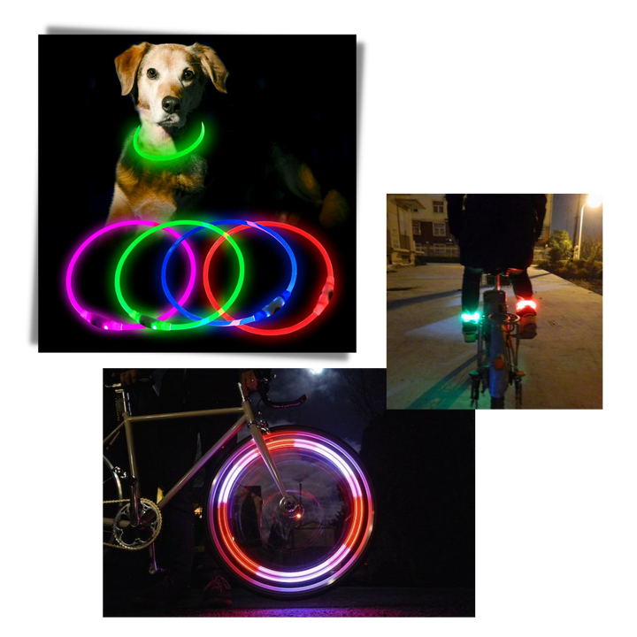 Fargerik neon LED-ledning