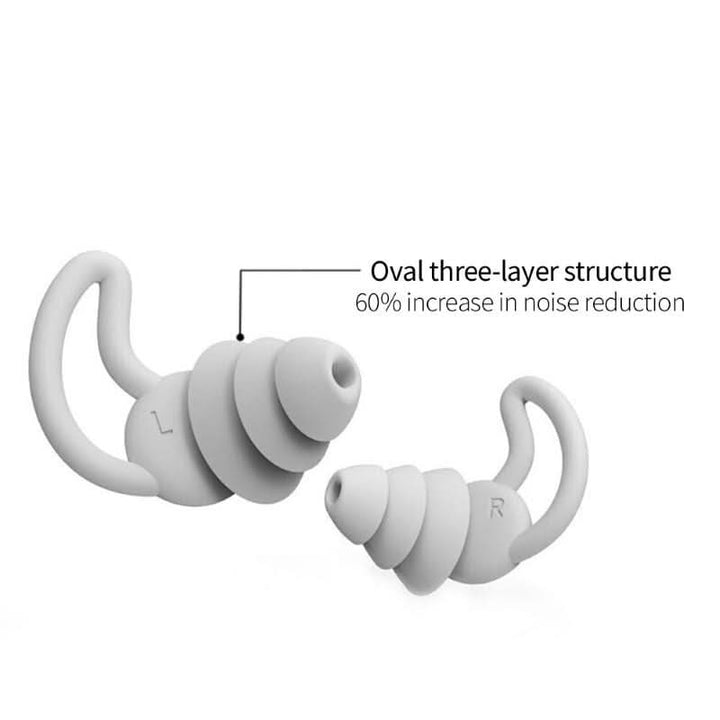 Skanto | Myke silikø earplugs for å redusere støy for bedre søvn