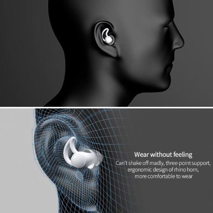Skanto | Myke silikø earplugs for å redusere støy for bedre søvn