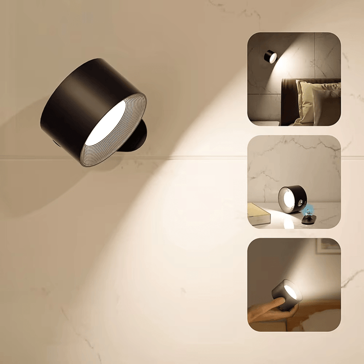 Skanto | Trådløs nordisk vegglampe med fjernkontroll