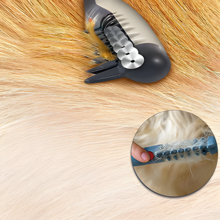 Skanto | Tangle-Free Pet Grooming Brush – Mild og effektiv utredningsbørste for katter og hunder