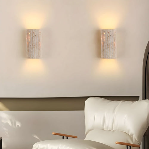 Skanto | Naturlig Stein LED Vegglampe Lys