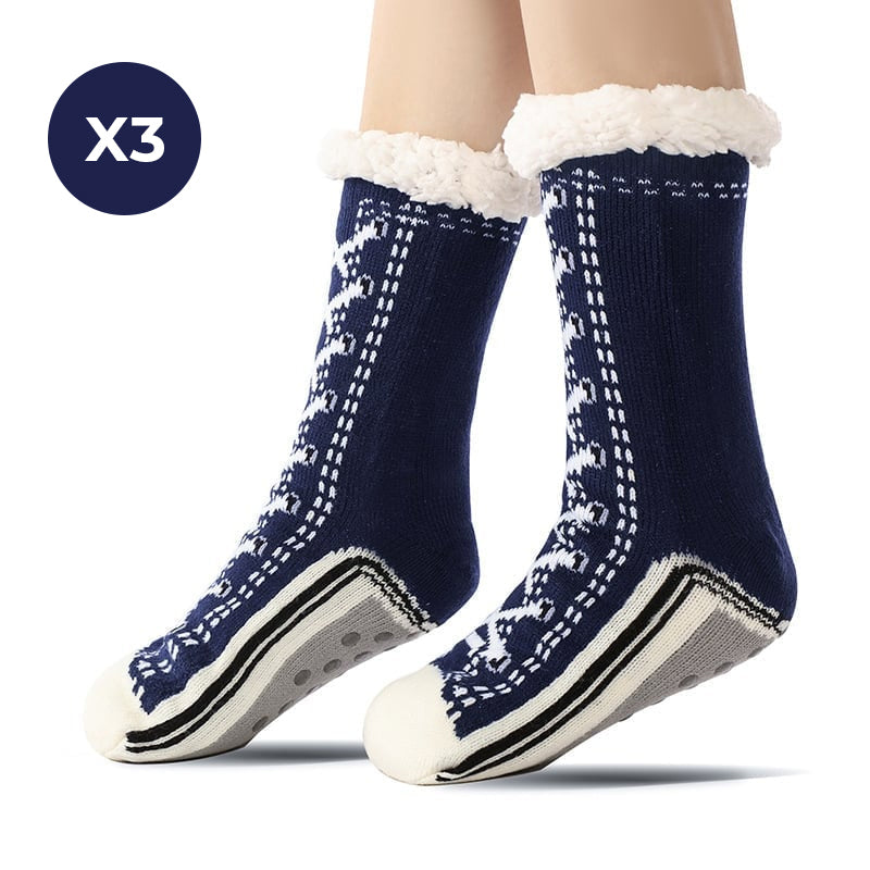 Skanto | Ultra-tykke Cashmere Slipper Hjem Sokker
