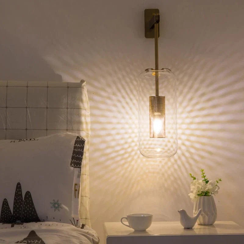 Neith Glass Vegglampe Skanto