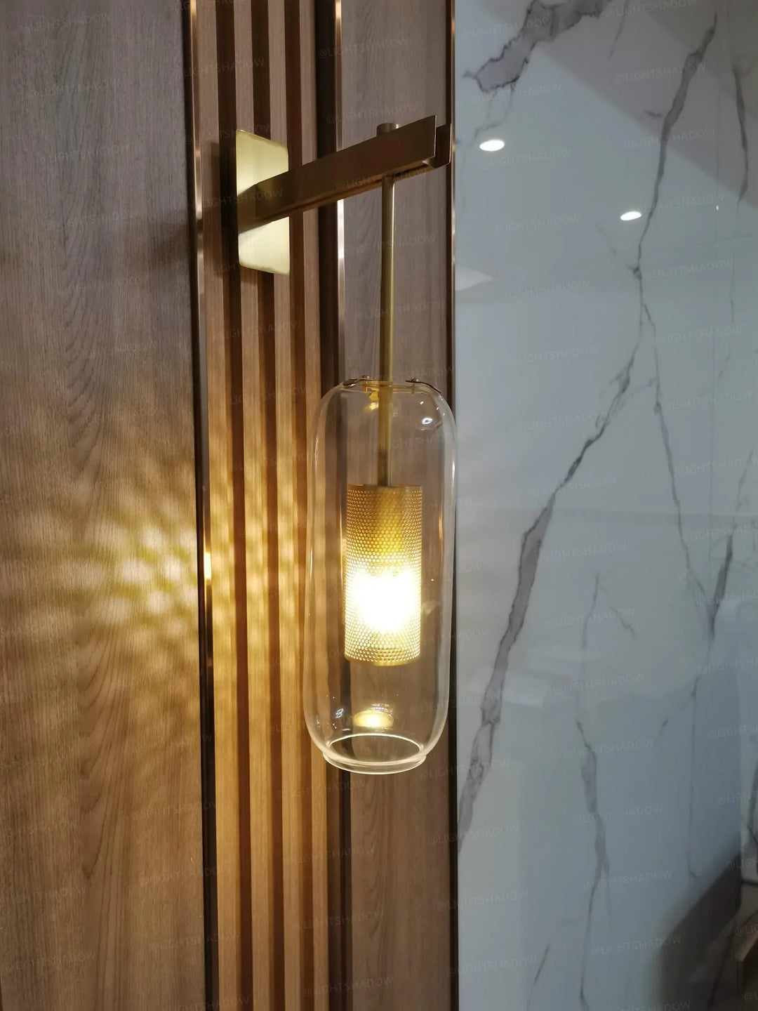 Neith Glass Vegglampe Skanto