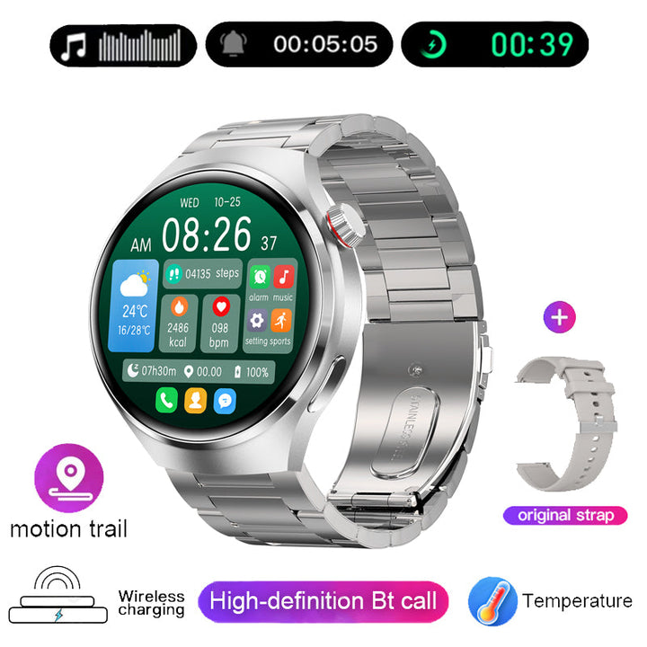 Skanto |  Gt4 Pro Smartwatch For Menn: Ip68 Nfc Gps Tracker, Amoled 360*360 Hd-Skjerm, Hjertefrekvens, Bluetooth-Samtale Begrenset Utgave