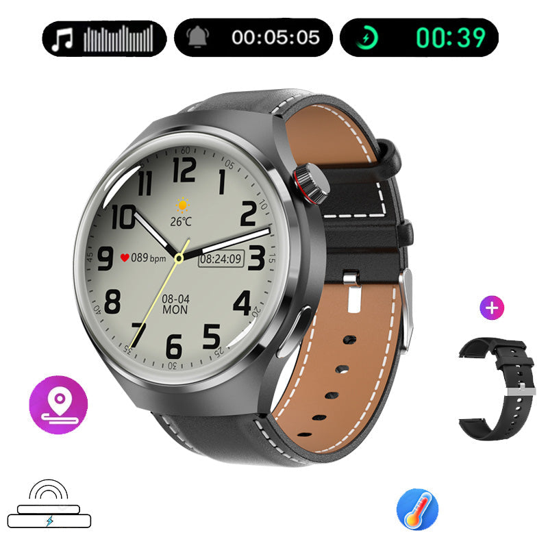 Skanto |  Gt4 Pro Smartwatch For Menn: Ip68 Nfc Gps Tracker, Amoled 360*360 Hd-Skjerm, Hjertefrekvens, Bluetooth-Samtale Begrenset Utgave