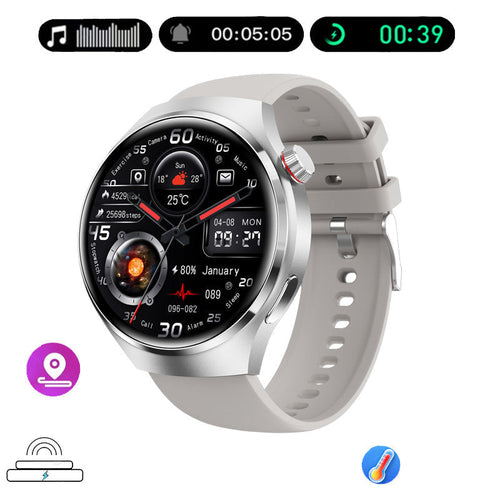 Skanto |  Gt4 Pro Smartwatch For Menn: Ip68 Nfc Gps Tracker, Amoled 360*360 Hd-Skjerm, Hjertefrekvens, Bluetooth-Samtale Begrenset Utgave