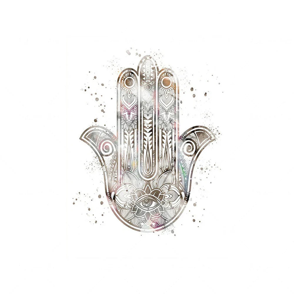 Neutrale farger Minimalistiske meditasjonsplakater veggkunst Fin kunst lerretsutskrifter lotusblomst Buddha bilder for yoga studio soverom stue kunstdekorasjon | Skanto