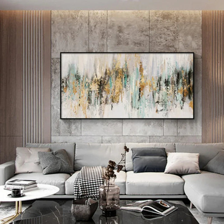 Nøytrale Farger Vintage Abstrakt Grønn Beige Grå Veggkunst Fine Art Lerretsutskrifter Moderne Bilde For Stue Soverom Kunst Dekor | Skanto