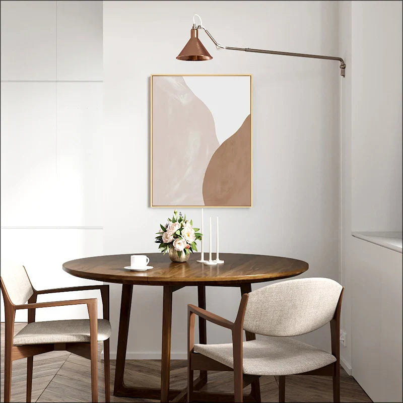 Nøytrale toner Beige Brun Hvit Abstrakt Veggkunst Fine Art Lerretsutskrifter Nordic Bilder for Stue Soverom Samtidsboliginnredning | Skanto