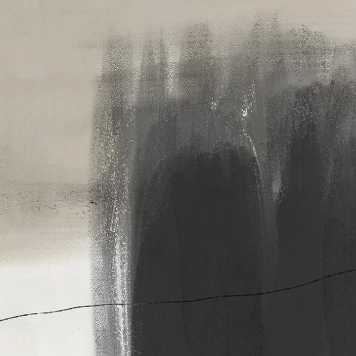 Beige Grå Svart Skandinavisk Abstrakt Veggkunst Fine Art Lerretsutskrifter Beige Grå Bilder For Minimalistisk Stuekunst For Moderne Interiør | Skanto