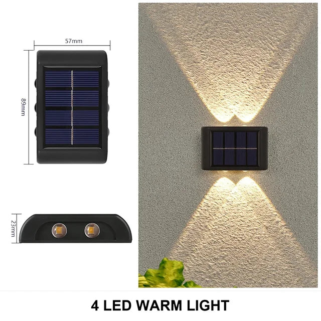 Skanto | LUMIX | New Solar Wall Lighting for Outdoors | Vanntett LED solcellelampe for ambient hagebelysning