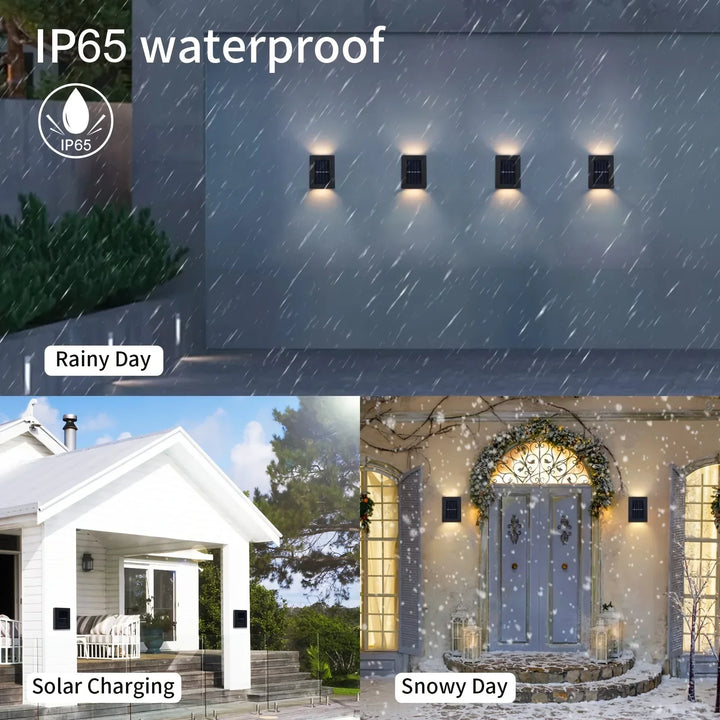 Skanto | LUMIX | New Solar Wall Lighting for Outdoors | Vanntett LED solcellelampe for ambient hagebelysning