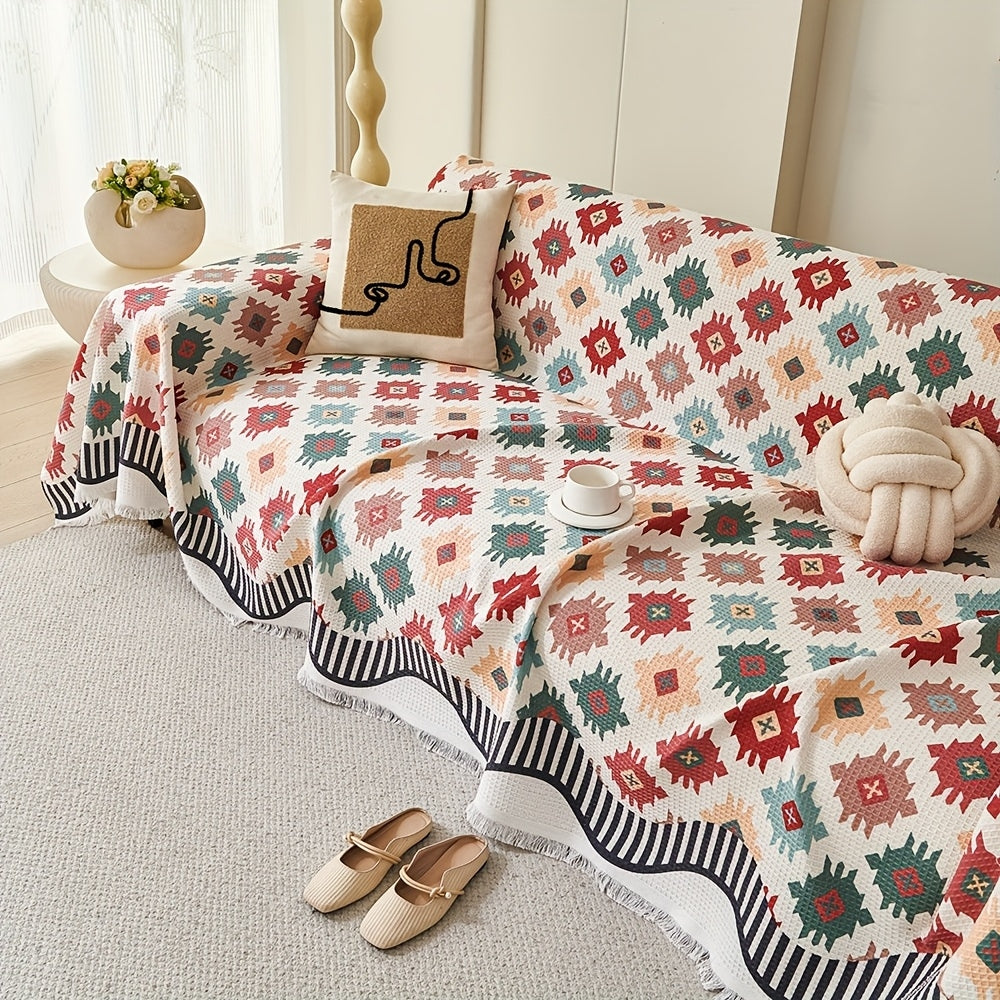 Skanto | Nomad Charm Geometrisk Sofa Teppet Dekke