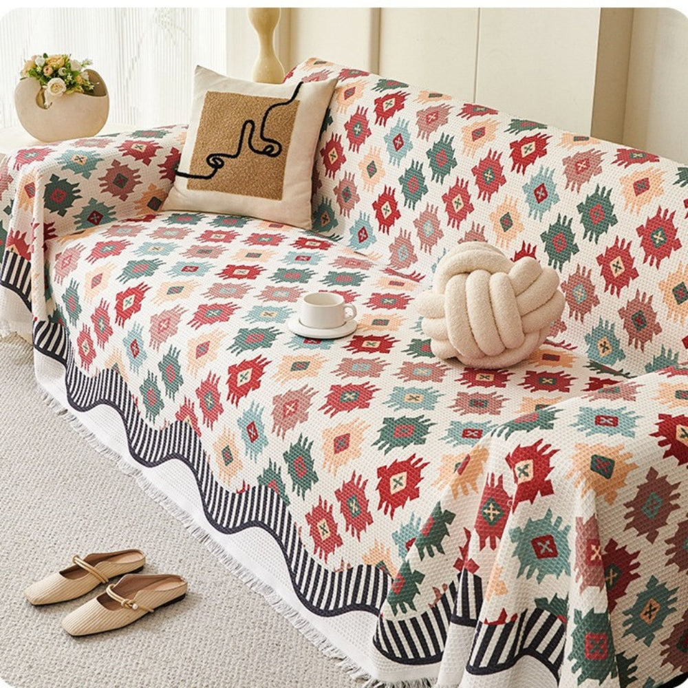 Skanto | Nomad Charm Geometrisk Sofa Teppet Dekke