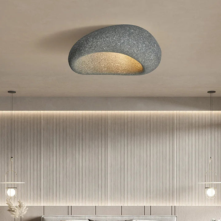 Skanto | Minimalist Taklampe i Wabi-Sabi Stil for Rolig Interiør