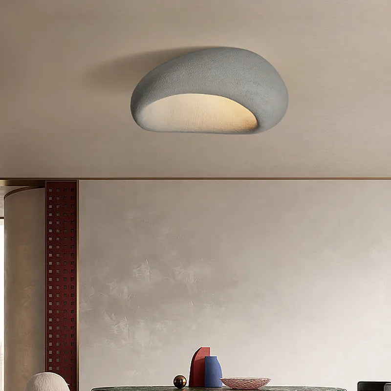 Skanto | Minimalist Taklampe i Wabi-Sabi Stil for Rolig Interiør