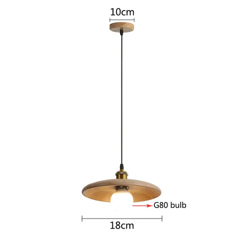 Nordisk hengelampe laget av tre – Minimalistisk pendellampe i Scandi-design | Skanto